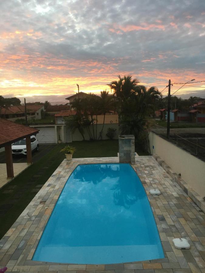 Itanhaém Maravilhosa, Bilhar, Sky, WiFi, Piscina e churrasqueira grande, Gramado, Casa linda de alto padrão a 600m praia Villa Exterior foto